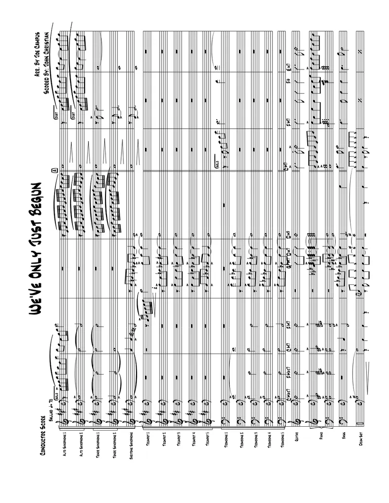 We've Only Just Begun preview page 1