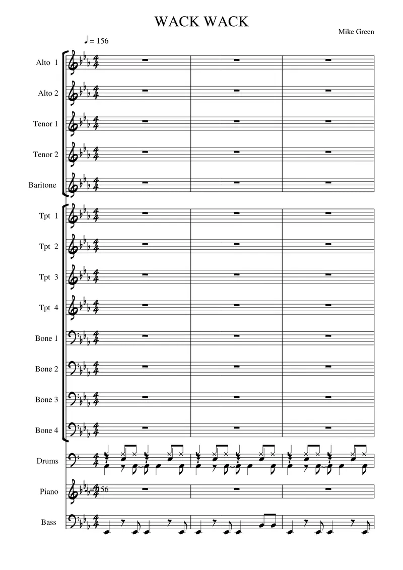 Wack Wack score preview