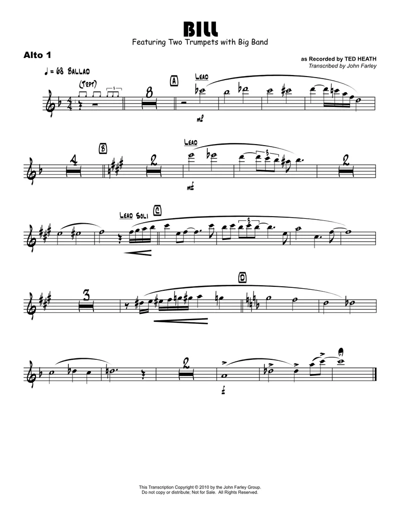 Bill score preview