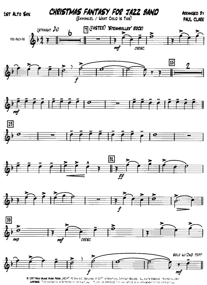 Christmas Fantasy score preview