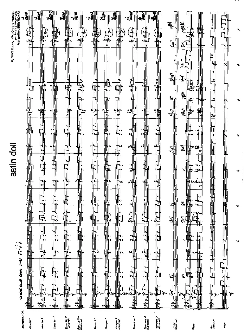 Satin Doll score preview