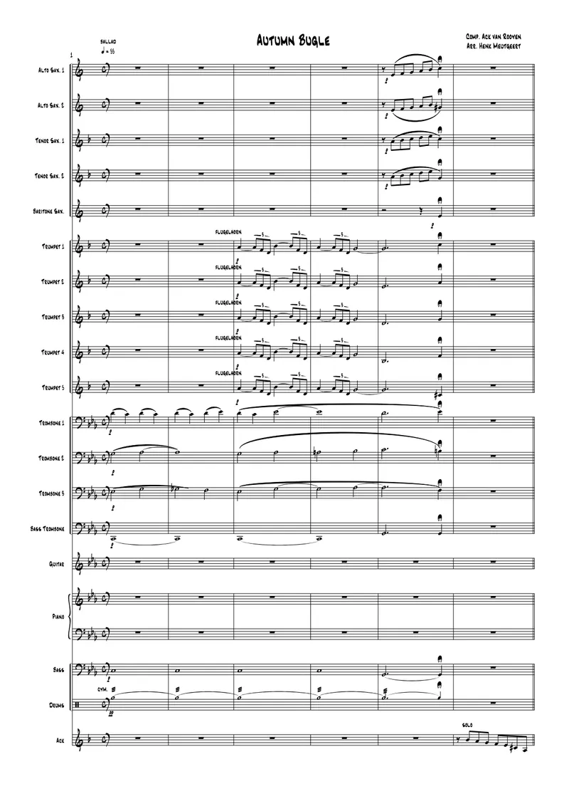 Autumn Bugle preview page 1