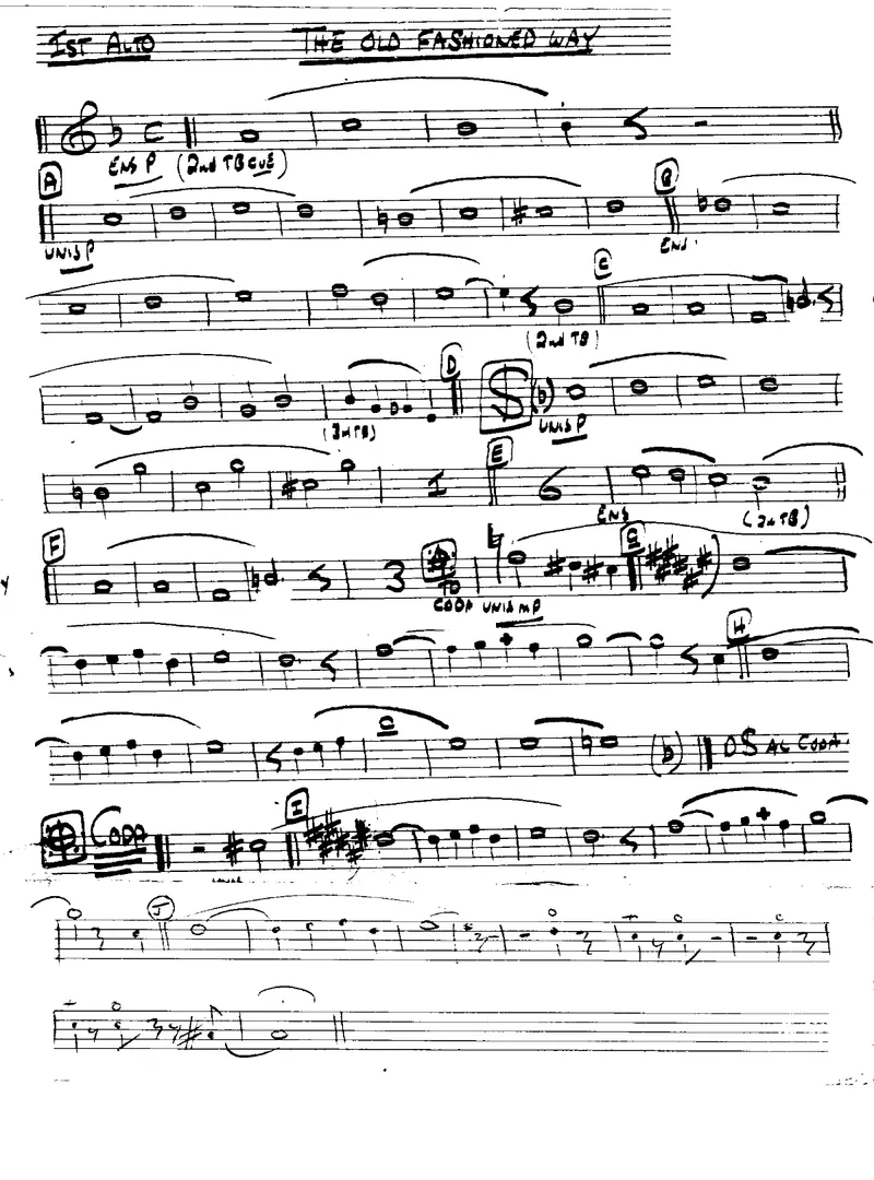 The Old Fashioned Way score preview