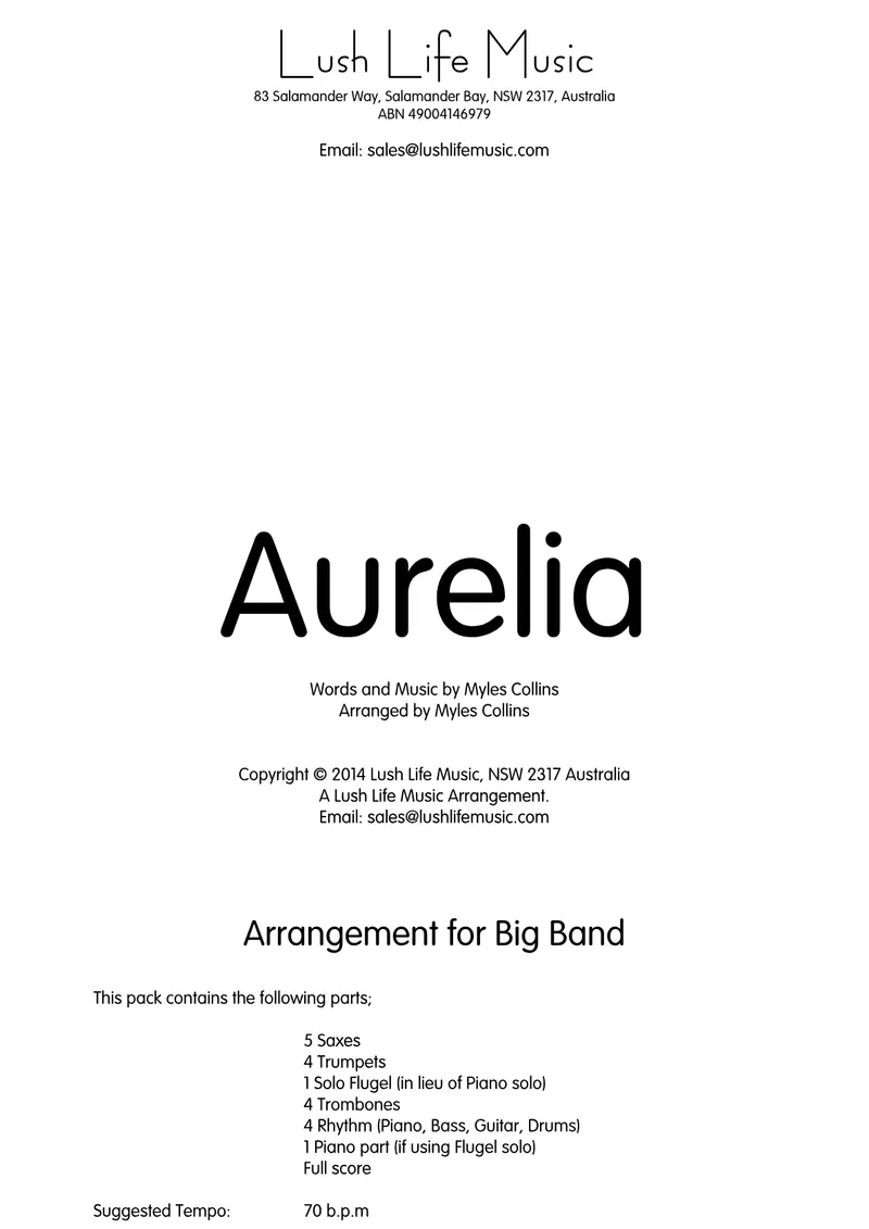 Aurelia score preview
