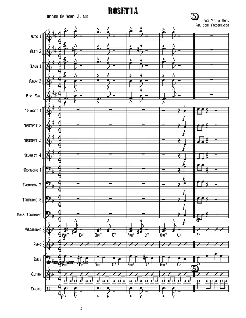 Rosetta score preview