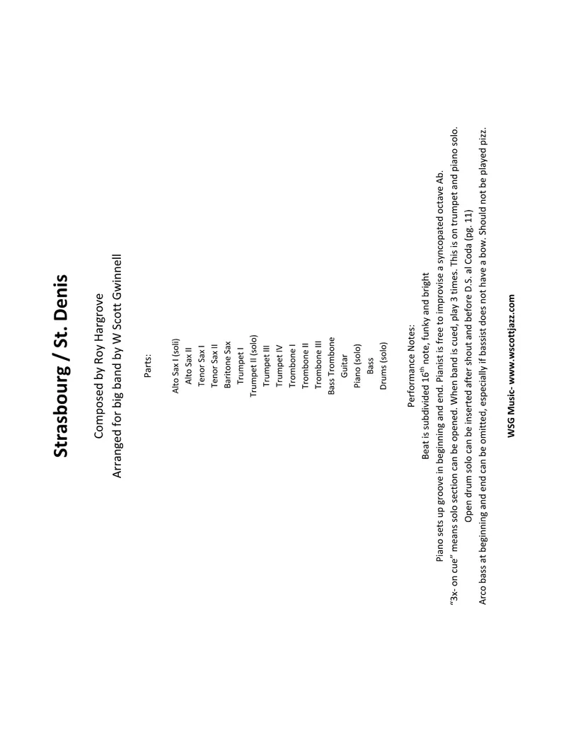 Strasbourg St.Denis preview page 1