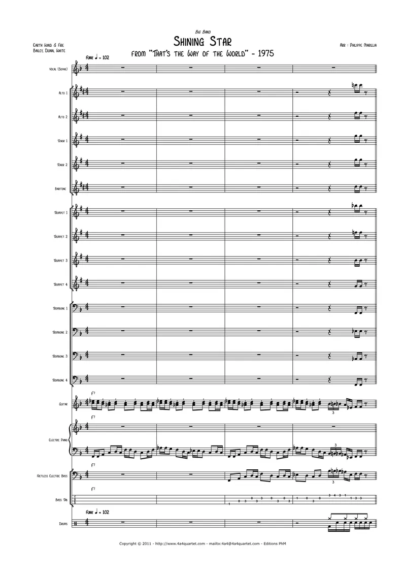 Shining Star score preview