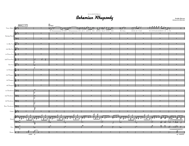 Bohemian Rhapsody score preview