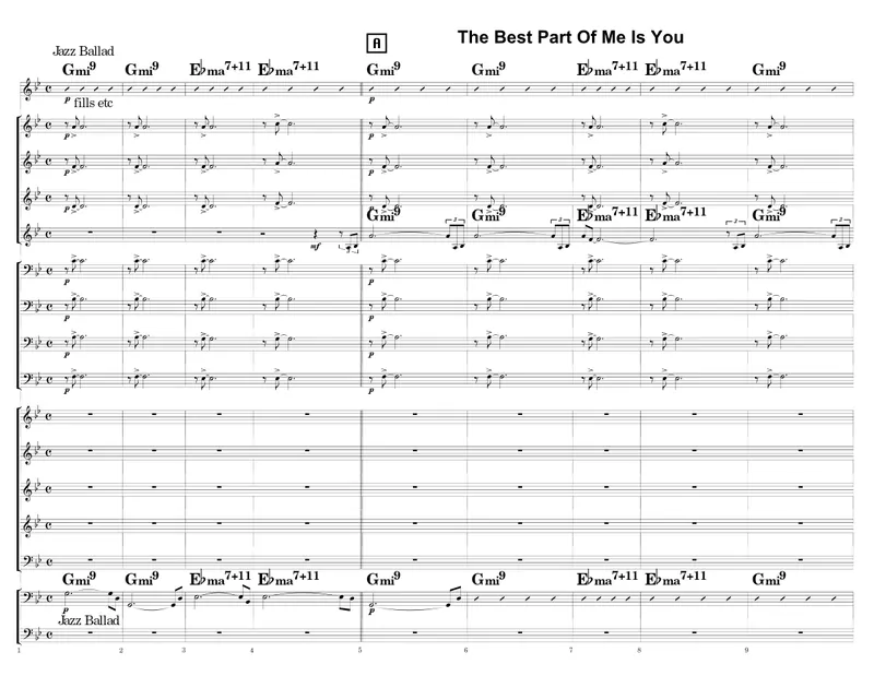 The Best Part Of Me Is You score preview