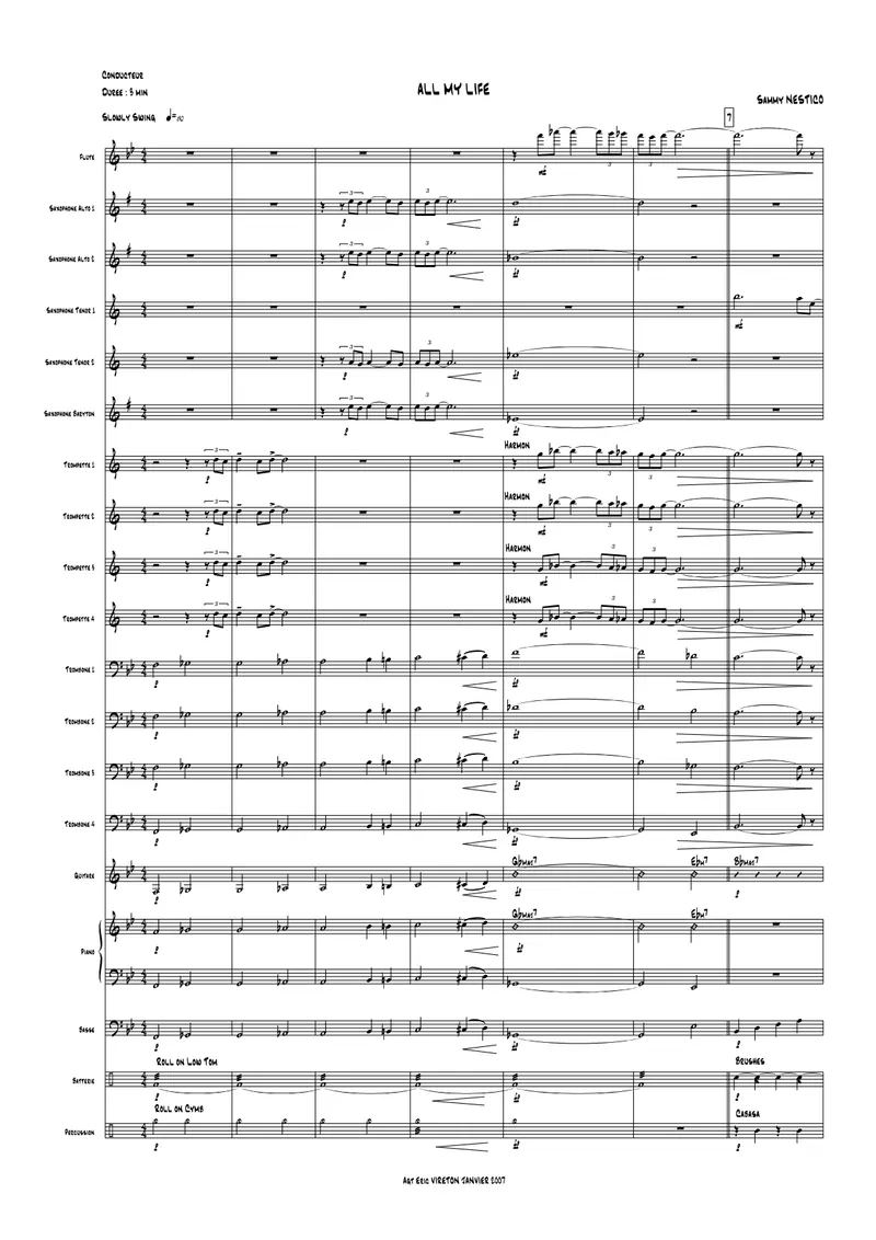 All My Life score preview