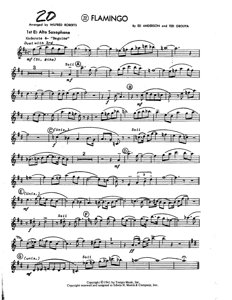 Flamingo score preview