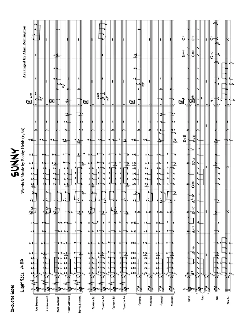 Sunny score preview