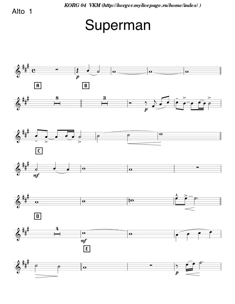 Superman score preview