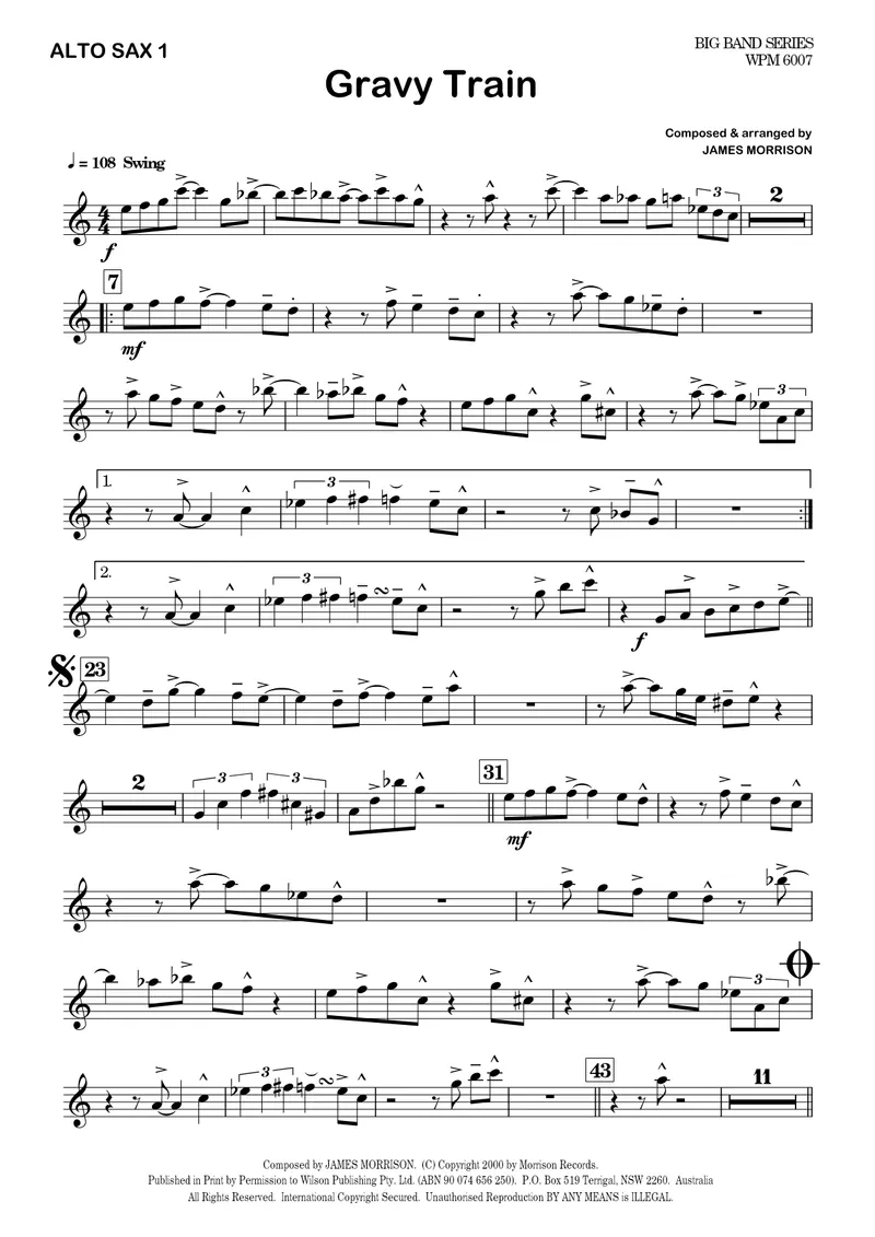 Gravy Train score preview