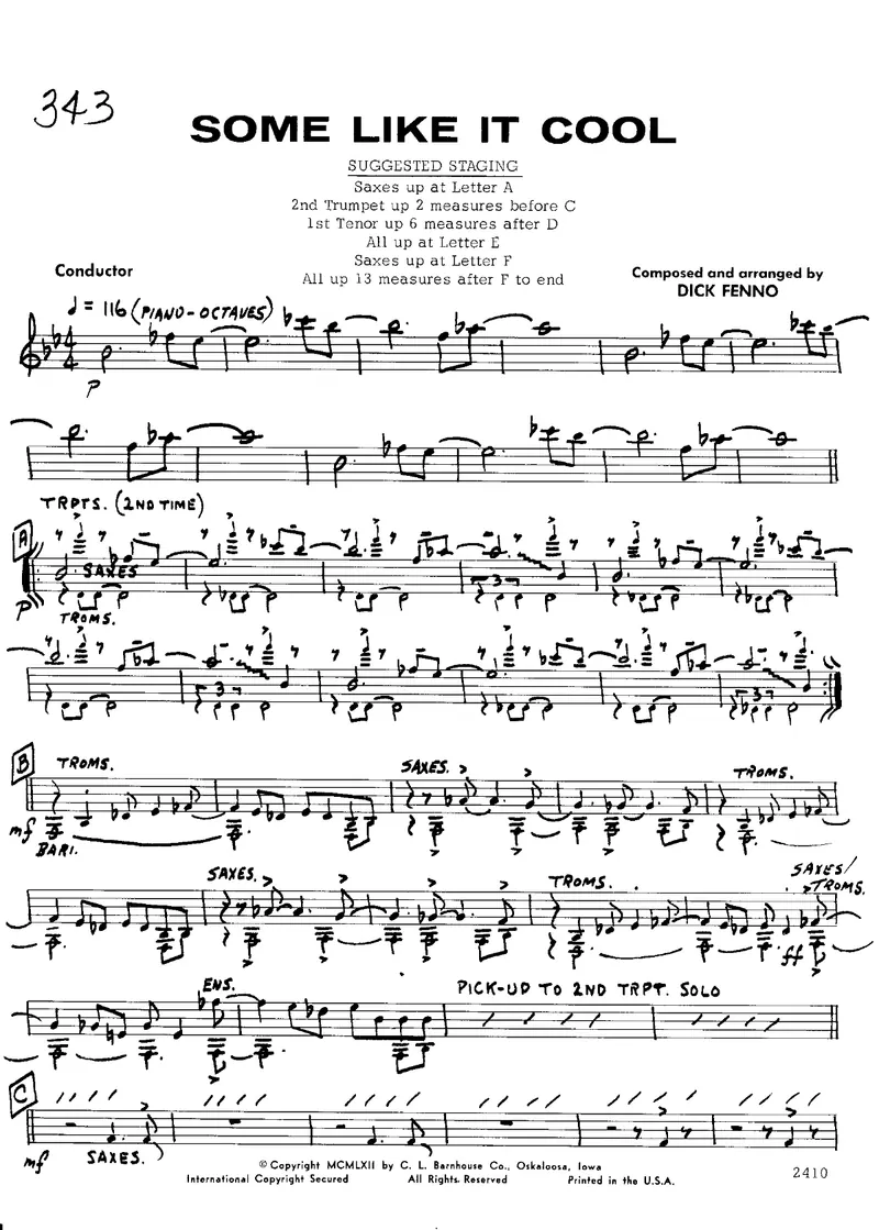 Some Like It Cool score preview