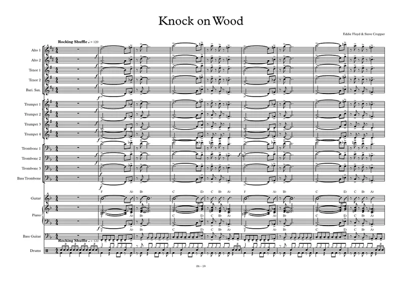 Knock On Wood score preview