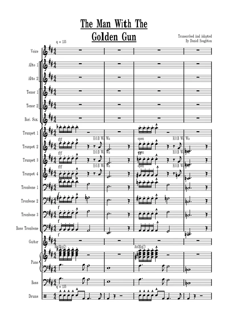 The Man With The Golden Gun score preview