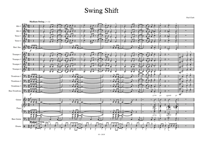 Swing Shift score preview