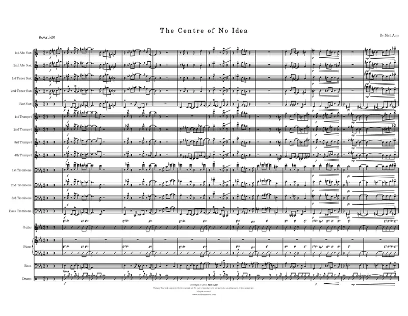 The Centre Of No Idea score preview