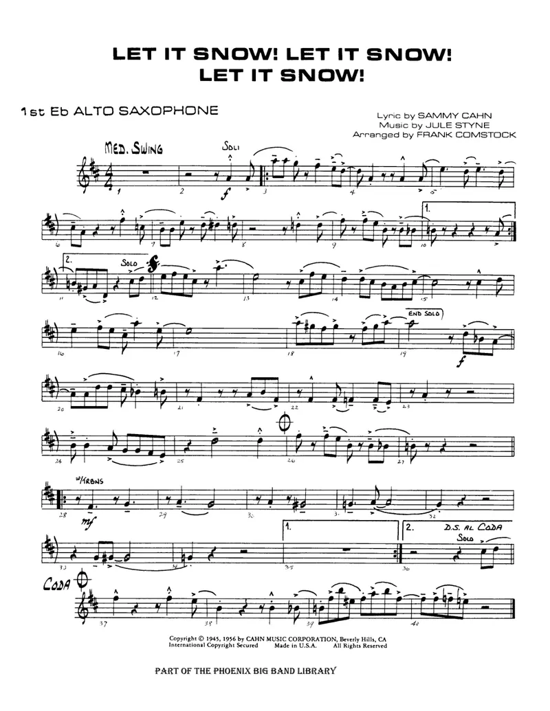 Let It Snow,Let It Snow score preview