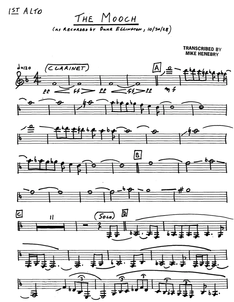 The Mooch score preview