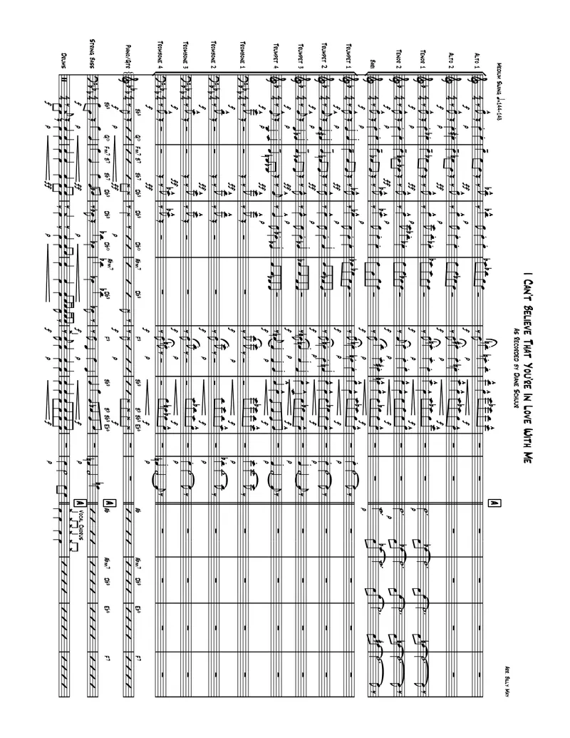 I Can't Believe That You're In Love With Me score preview