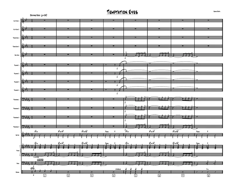 Temptation Eyes score preview