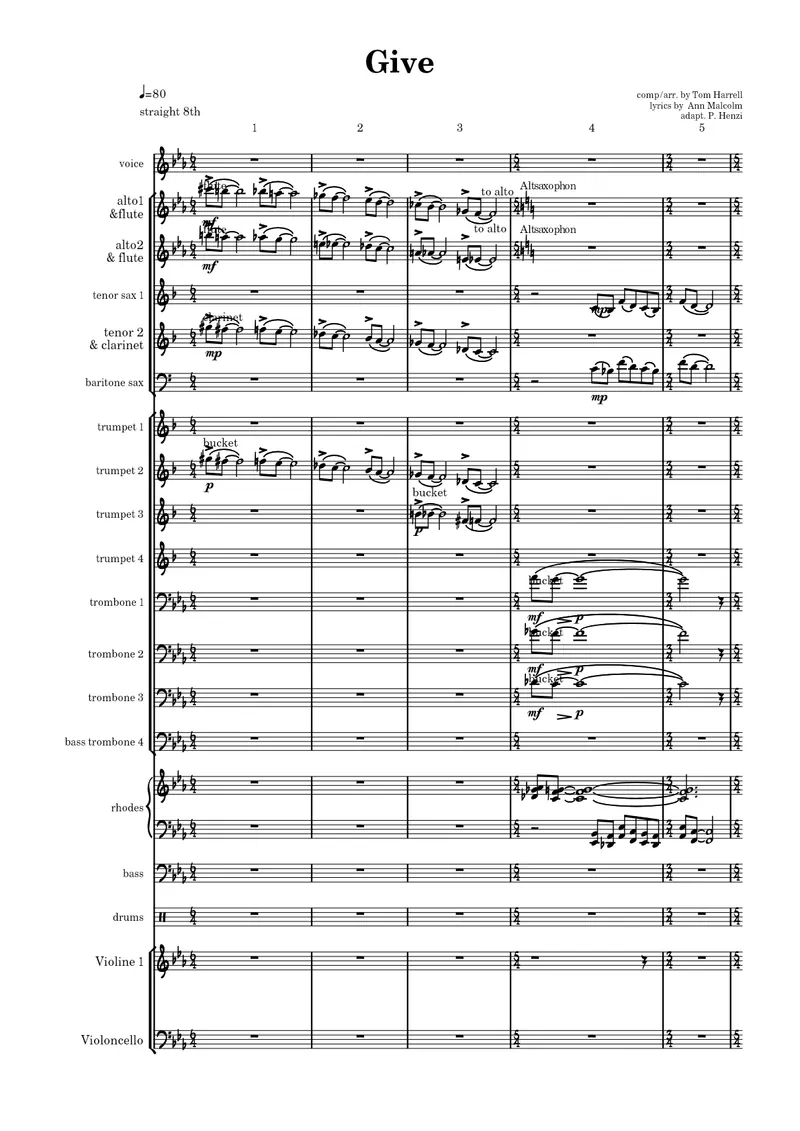 Give score preview