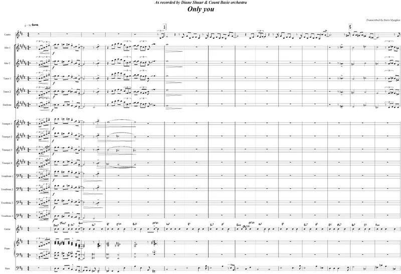 Only You score preview