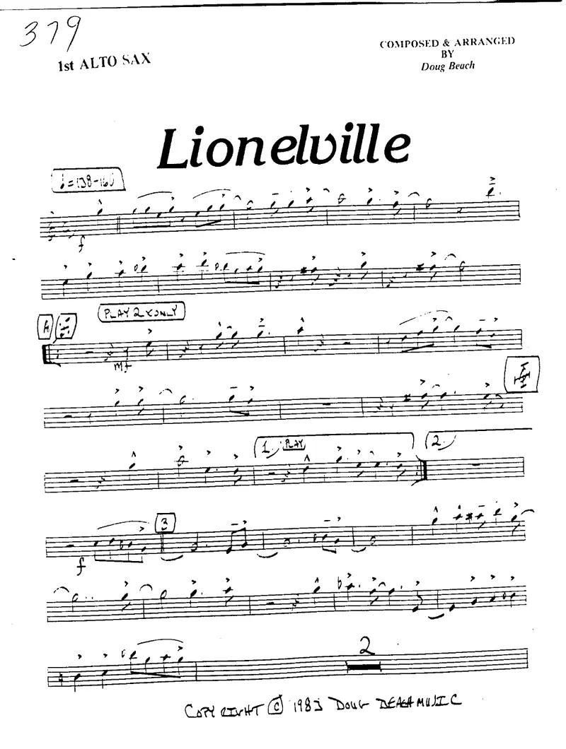 Lionelville score preview