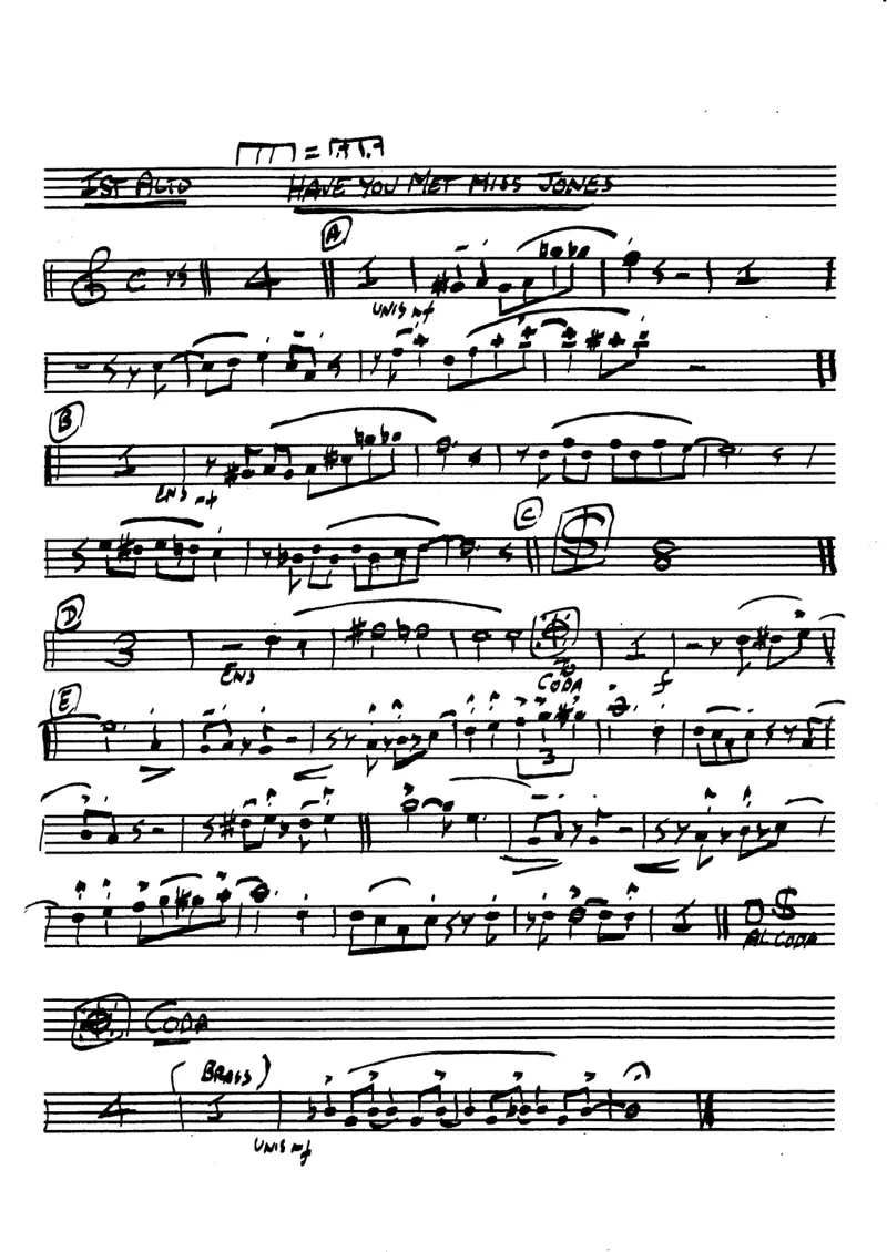 Have You Met Miss Jones score preview