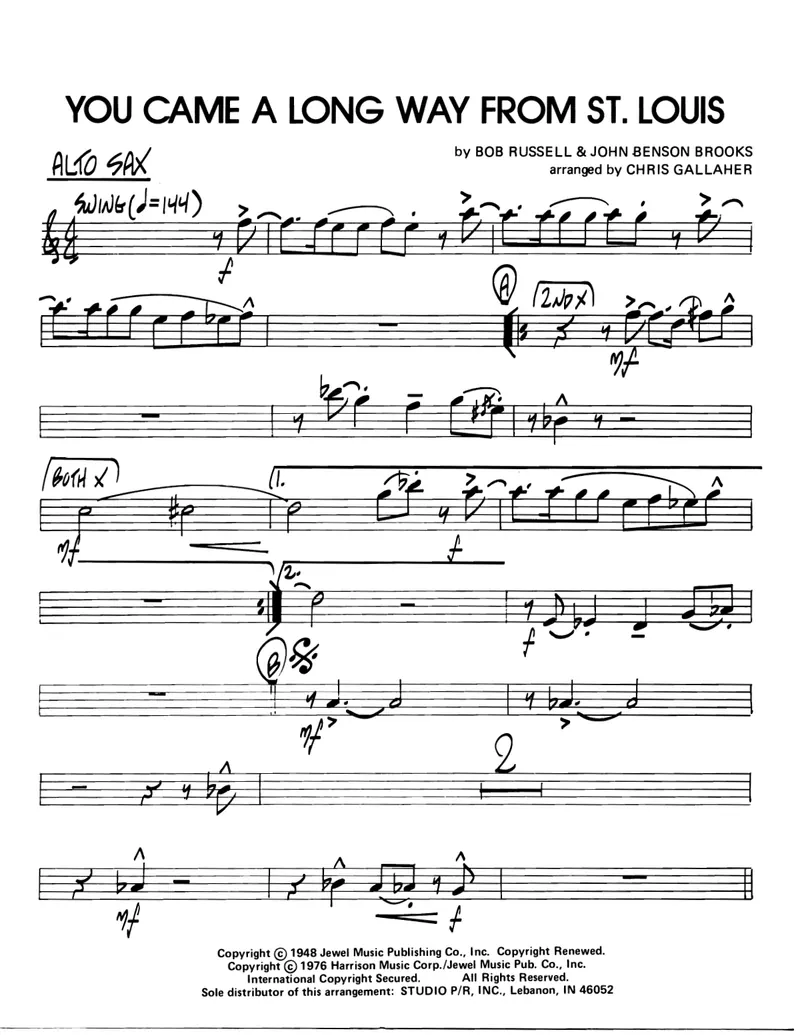 You Came A Long Way From St Louis score preview