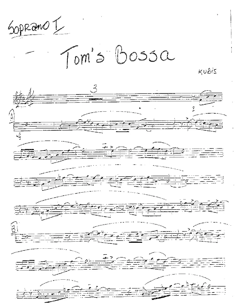 Tom'S Bossa score preview