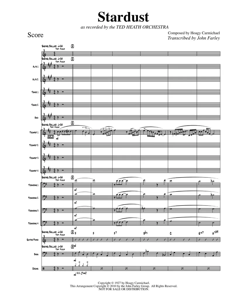 Stardust score preview