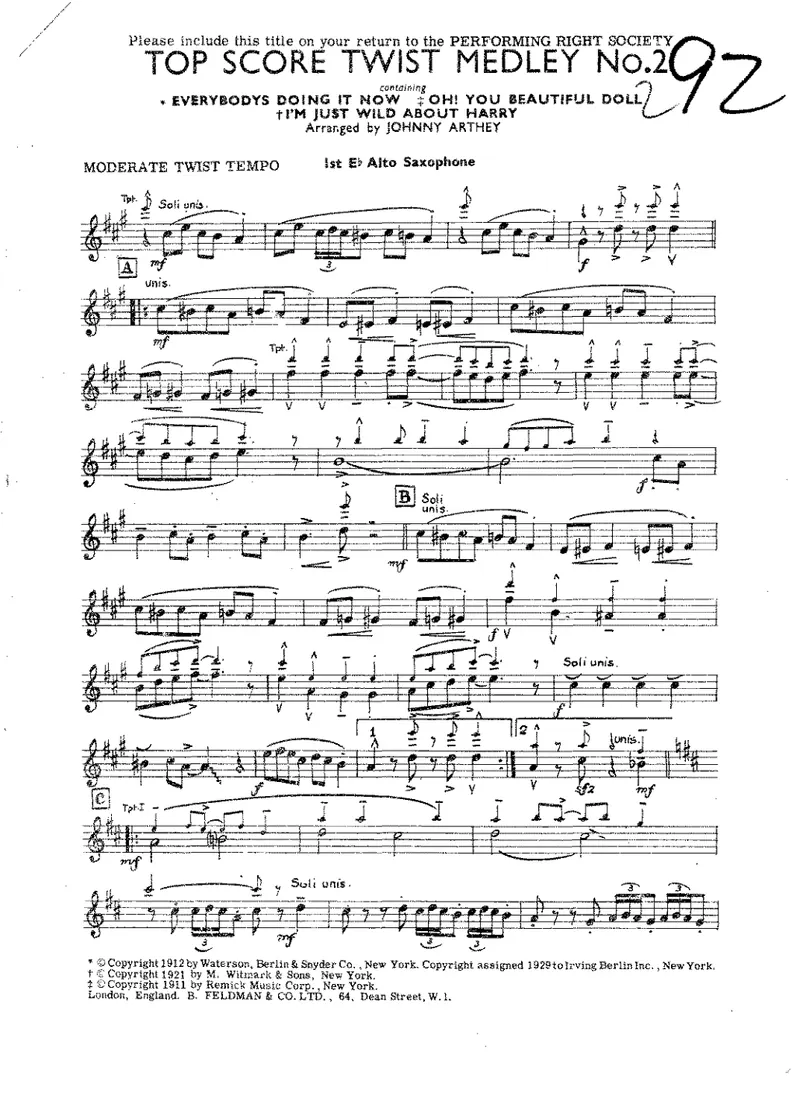 Top Score Twist Medley score preview