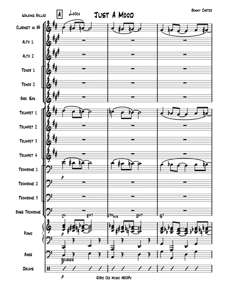 Just A Mood score preview