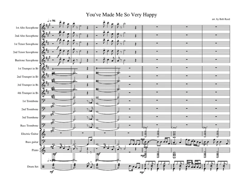 You've Made Me So Very Happy score preview