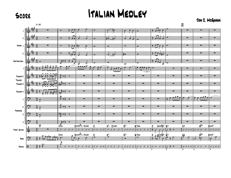 Italian Medley score preview