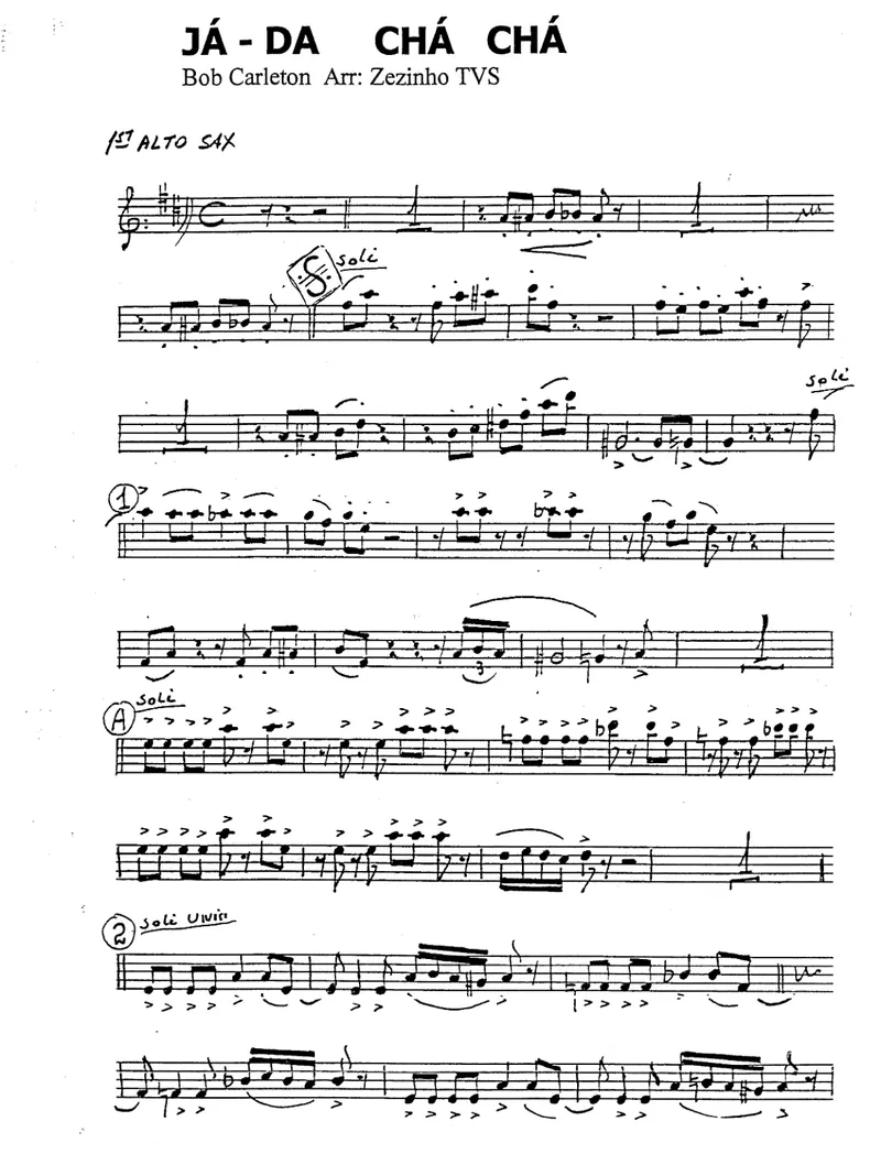 Ja Da Cha Cha score preview