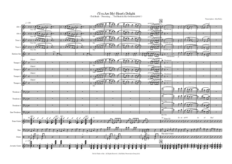 You Are My Hearts Delight score preview