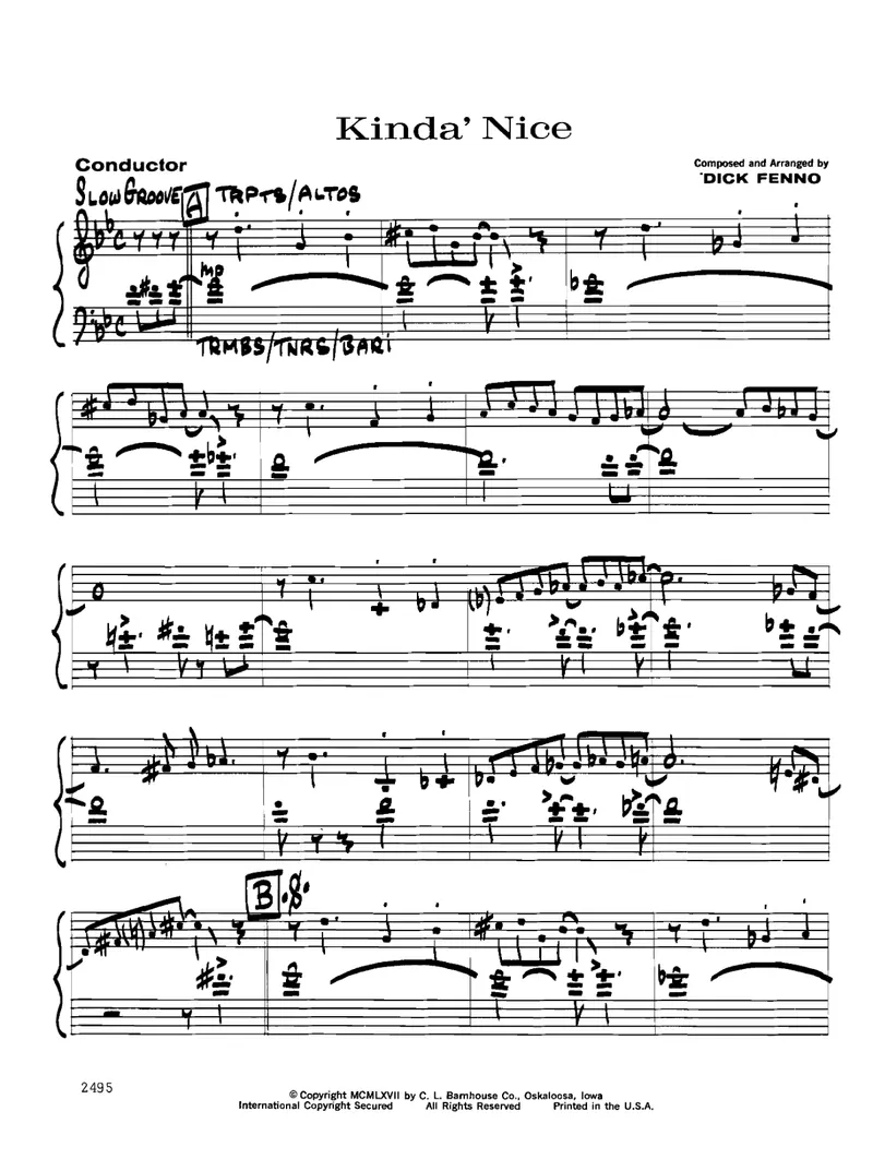 Kinda' Nice score preview