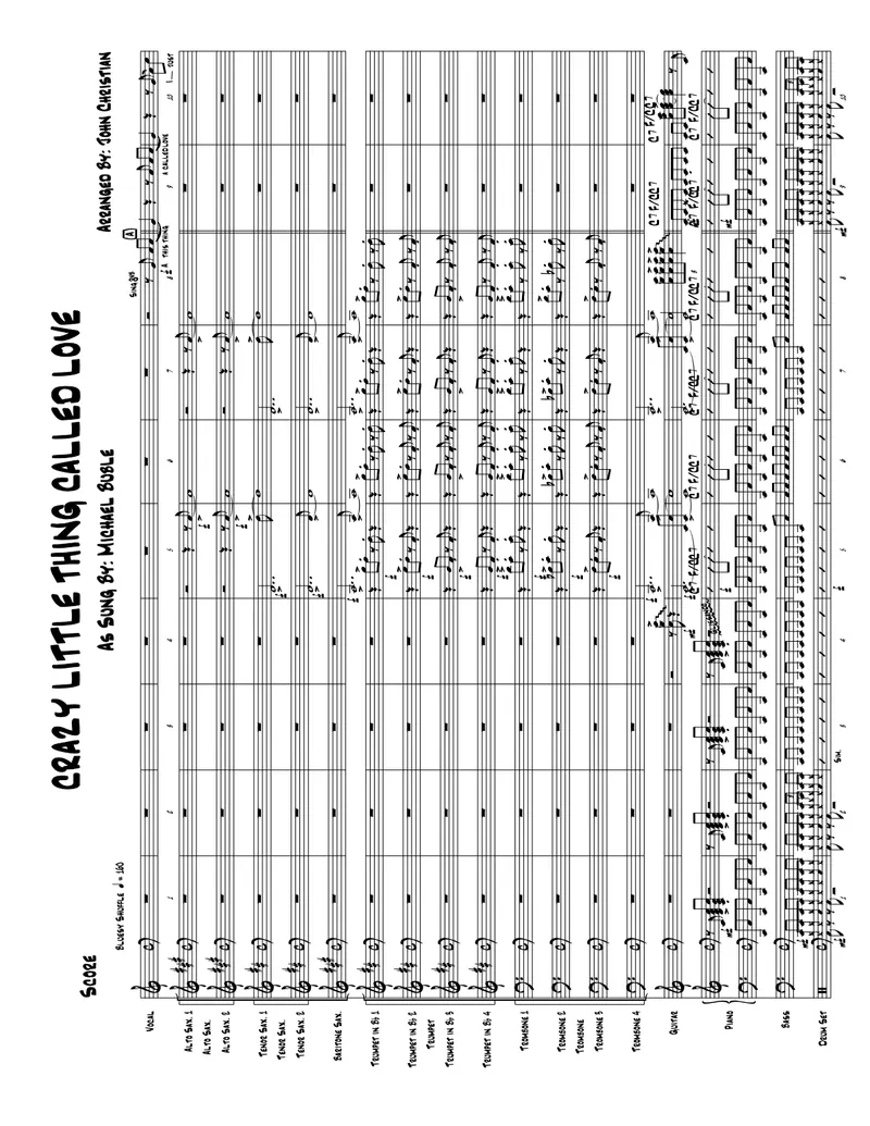 Crazy Little Thing Called Love score preview