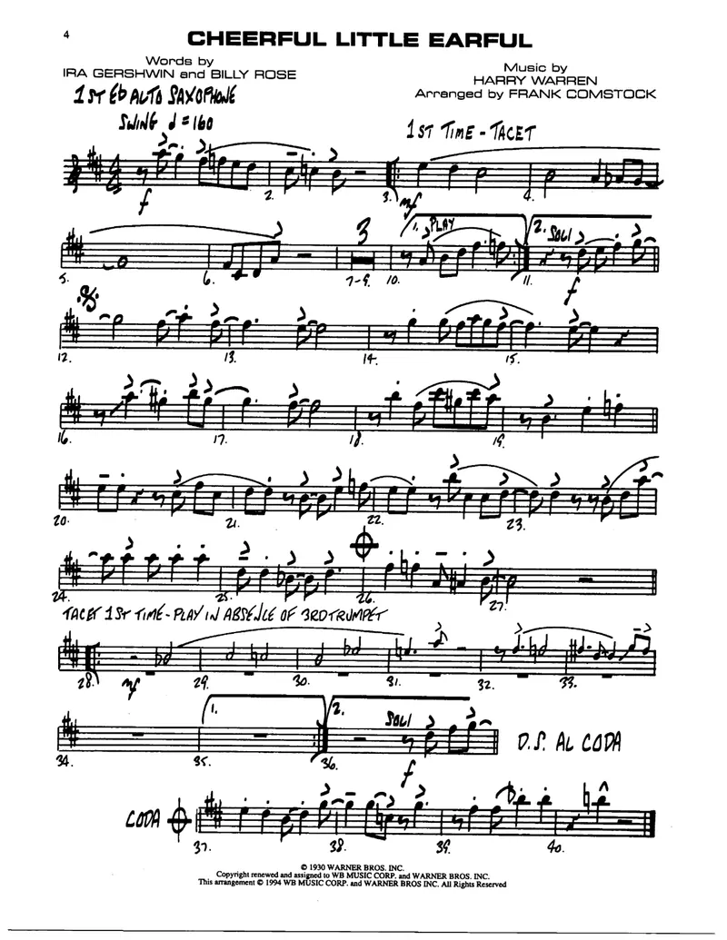 Cheerful Little Earful score preview