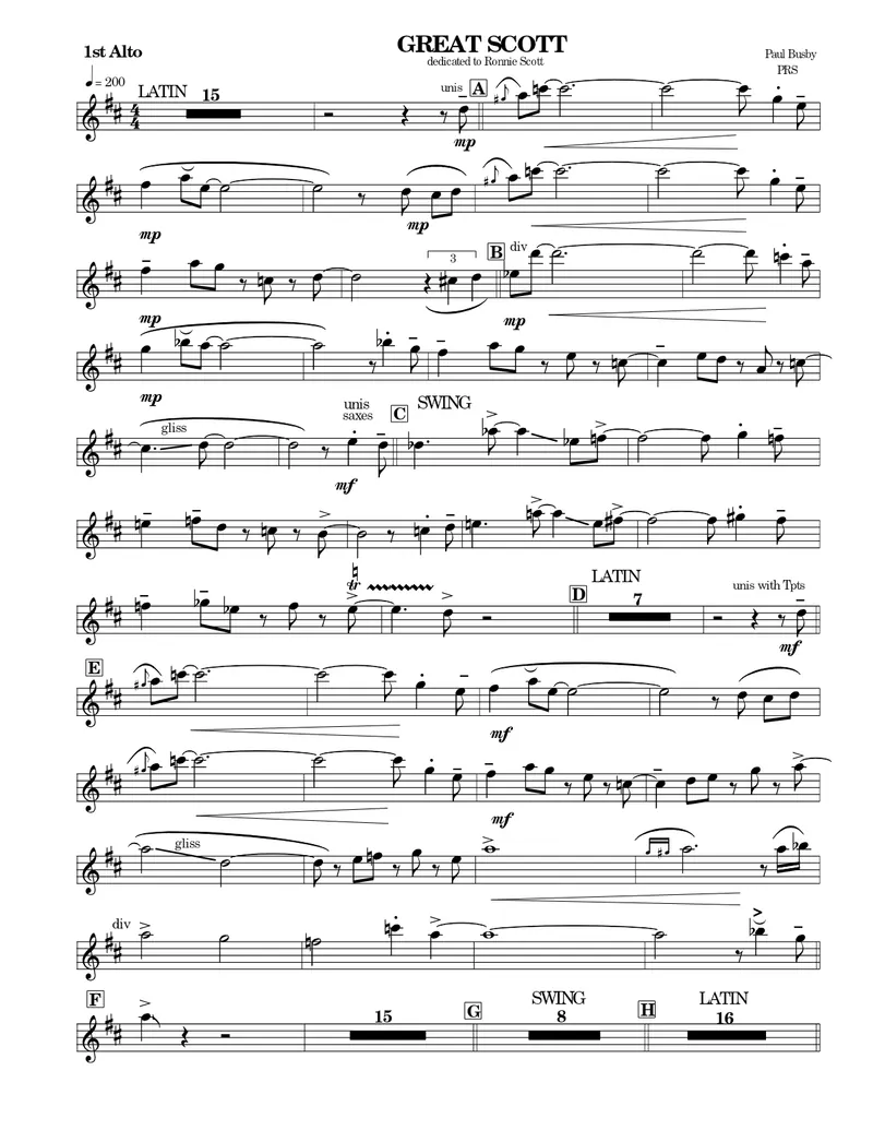 Great Scott score preview