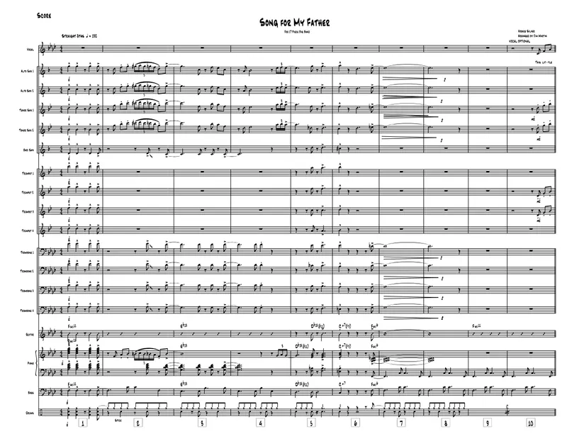 Song For My Father score preview