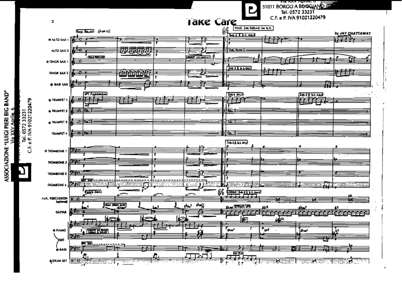 Take Care score preview
