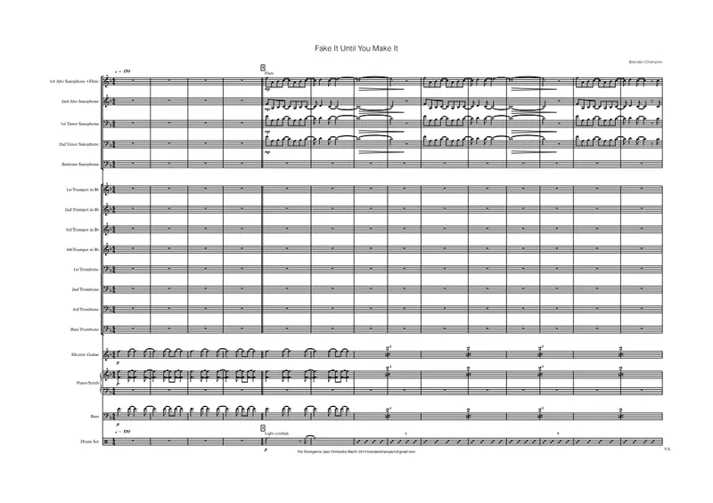 Fake It Until You Make It score preview