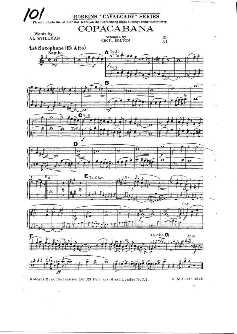 Copacabana preview page 1