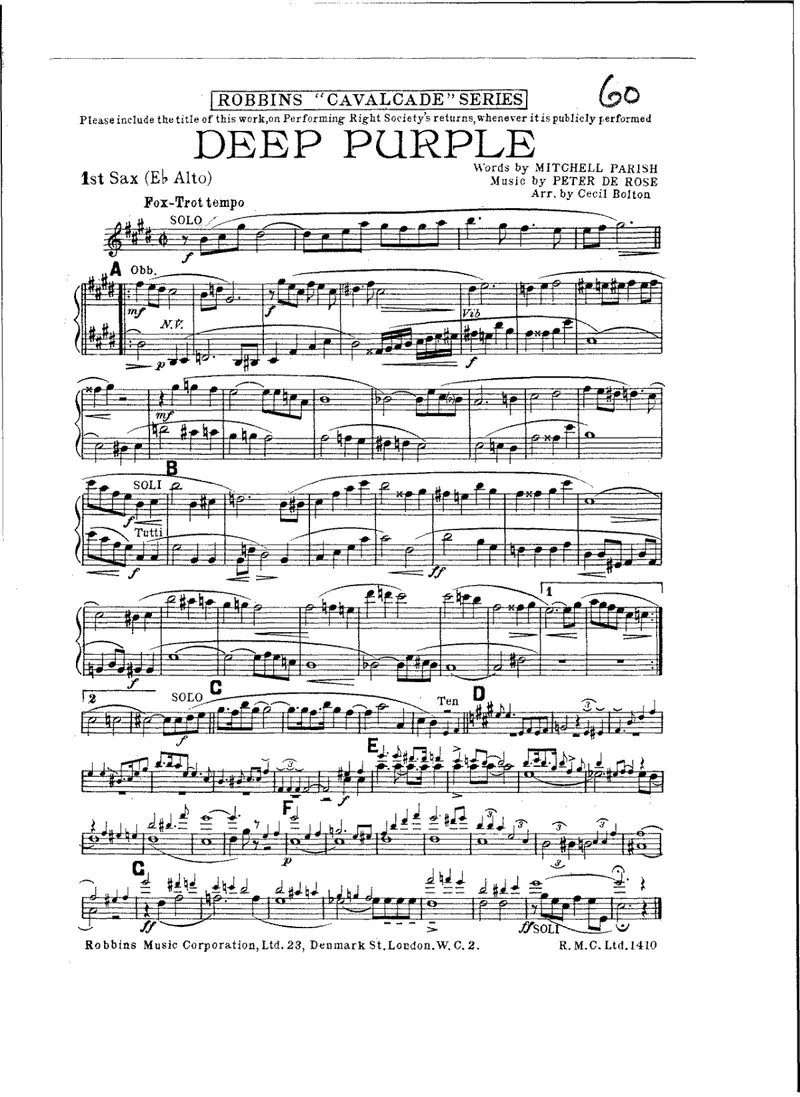 Deep Purple score preview
