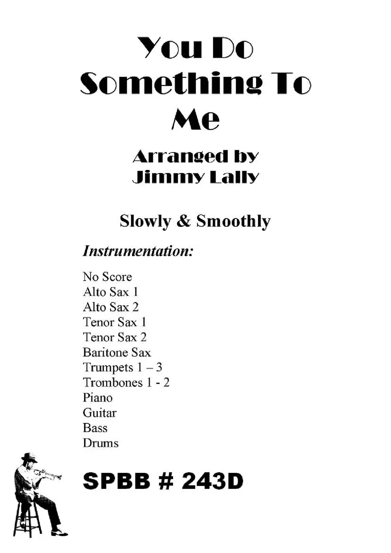You Do Something To Me score preview